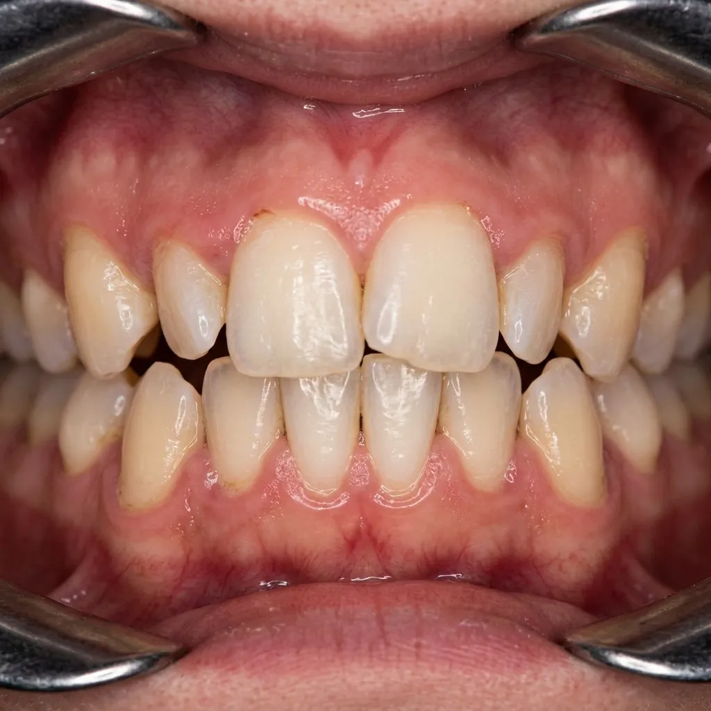 Before Braces Treatment – 18 Months