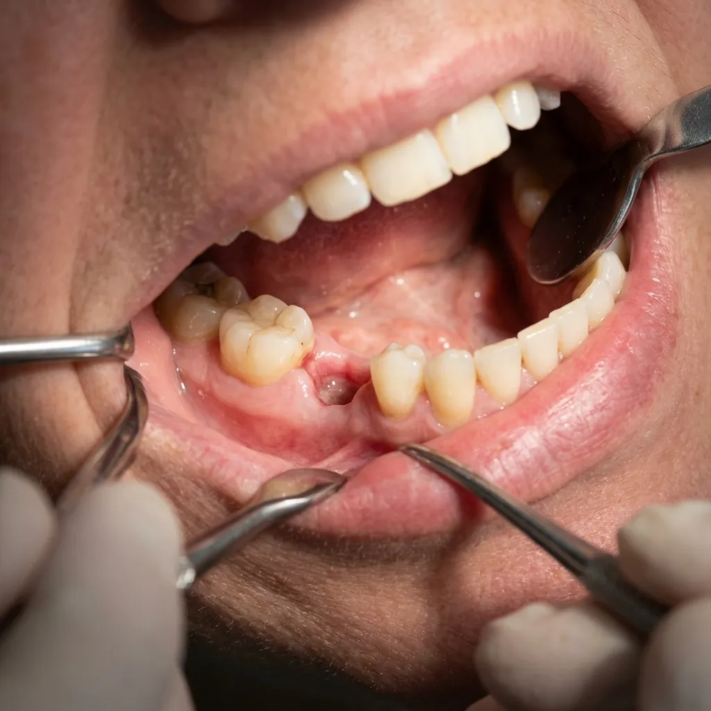 Before Dental Implant – Missing Molar
