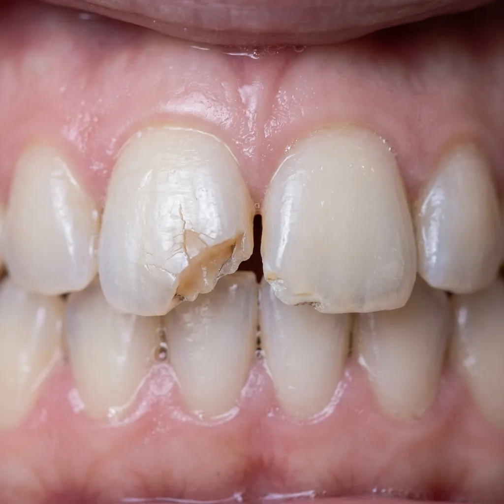 Before Smile Correction – Composite Veneers